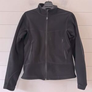 MEC Size M Full Zip Black Fleece Prolatec Jacket